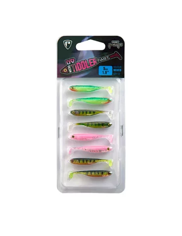 Pack 8 leurres UV Micro tiddler fast Fox Rage pêche - Natusport 2