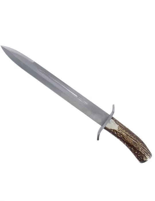 Dague de vénerie Fuzyon avec manche en bois de cerf