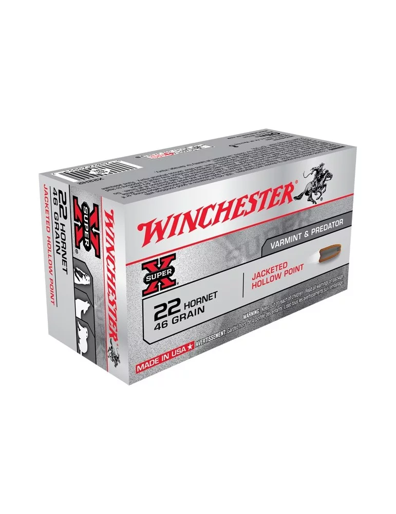Winchester .22 Hornet Hollow Point 46 gr