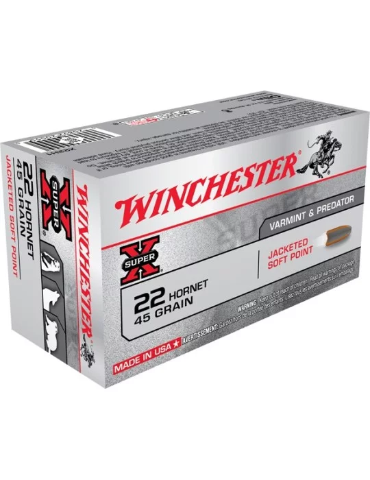Winchester .22 Hornet Power-Point 45 gr