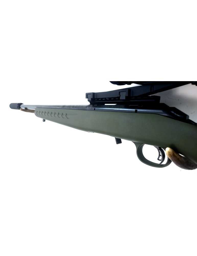 Pack ruger American rimfire green calibre 22 lr + lunette thermique burris