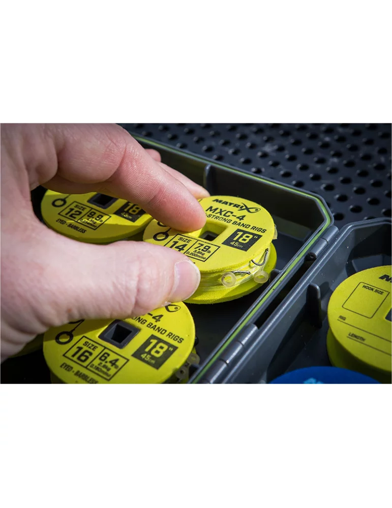 Hameçon monté MXC-4 X-strong bait band rigs Matrix pêche - Natusport