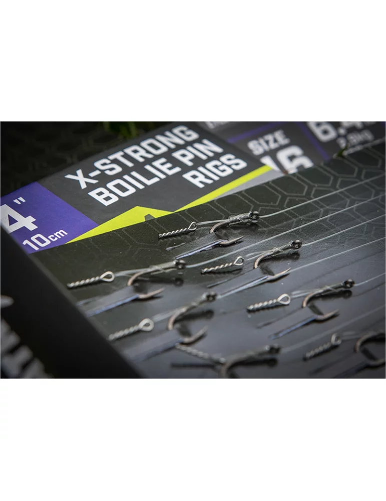 Bas de ligne MXC-4 X-strong boilie pin rigs Matrix pêche - Natusport