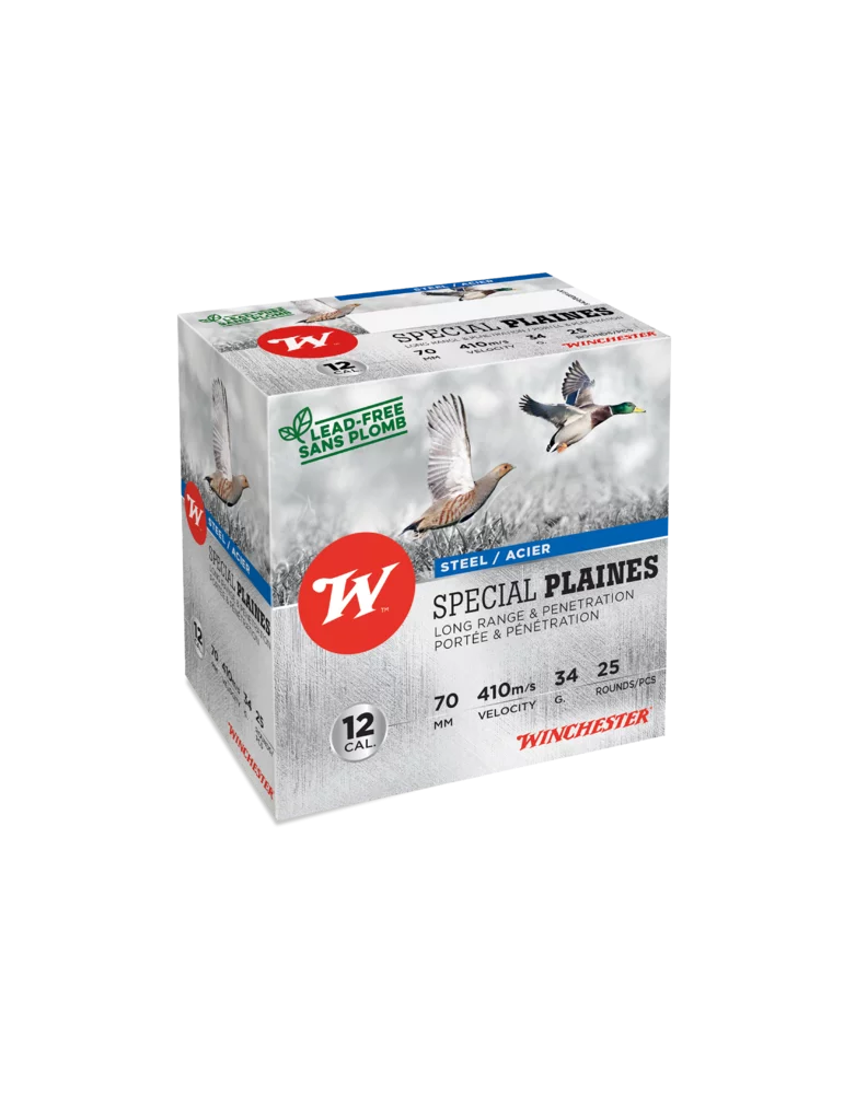 Winchester acier special plaines 34g 12/70 *