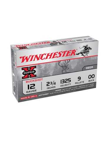 Winchester buckshot super x chevrotine 12/70 / 9 grains *