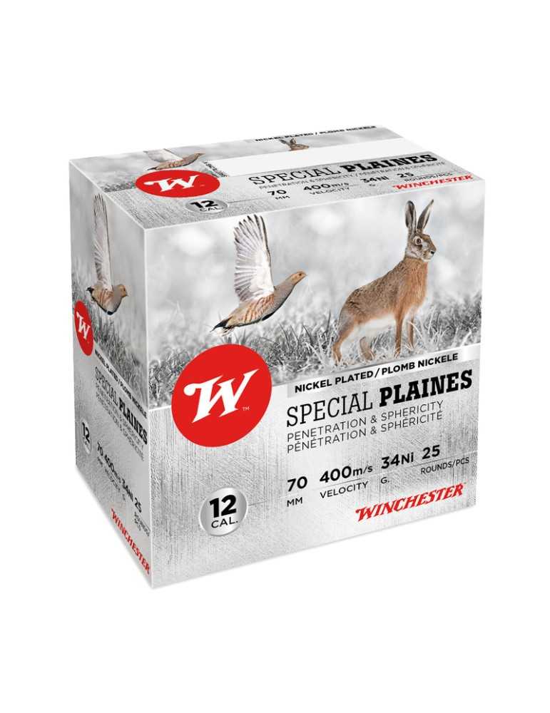 Winchester Spécial Plaine nickelé 12/70 .34 gr