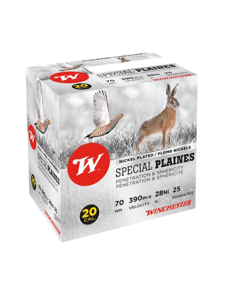 Cartouche chasse Special Plaine nickelé 20/70 Winchester - Natusport