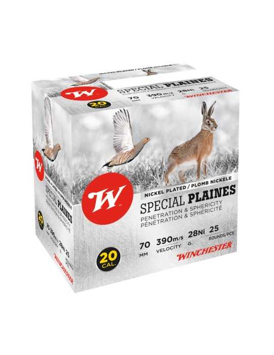 Cartouche chasse Special Plaine nickelé 20/70 Winchester - Natusport