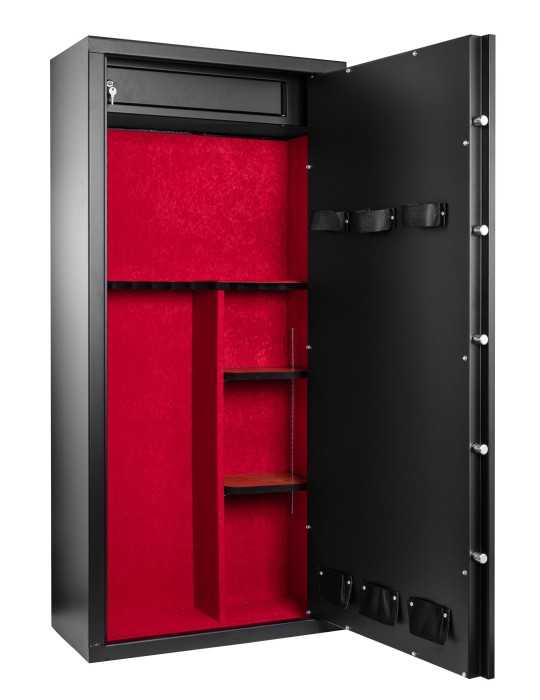 Coffre-fort 14 armes Rietti 150 cm- 2mm à serrure à clef - Natusport