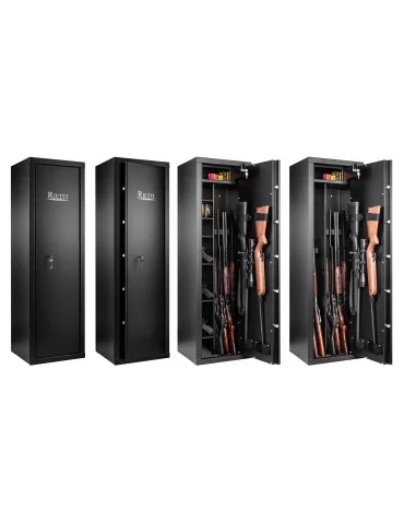 Coffre-fort 9 armes Rietti à serrure à clef - 150 cm - 2mm - Natusport