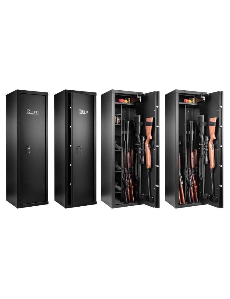 Coffre-fort 9 armes Rietti à serrure à clef - 150 cm - 2mm - Natusport