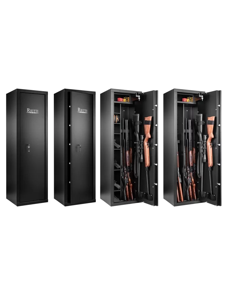 Coffre-fort 9 armes Rietti à serrure à clef - 150 cm - 2mm - Natusport
