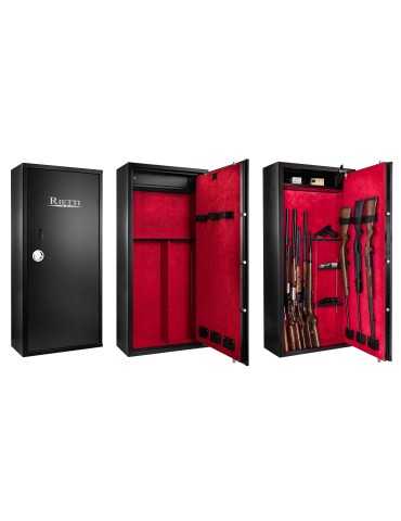 Coffre-fort 14 armes Rietti 150 cm - 3 mm à serrure à clefs - Natusport