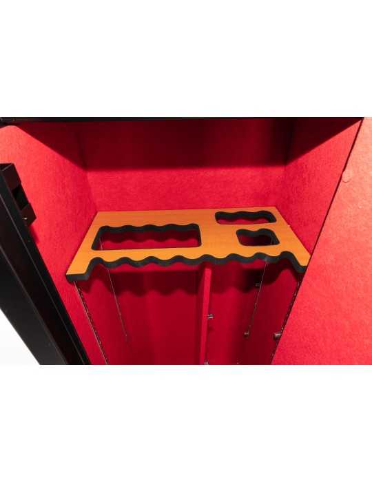 Coffre-fort 23 armes Rietti 150 cm- 3mm à serrure à clef - Natusport
