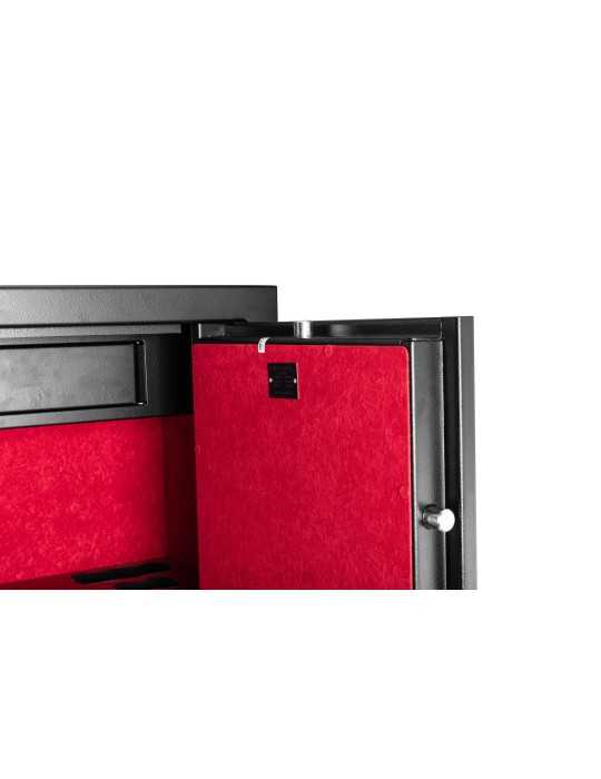 Coffre-fort 23 armes Rietti 150 cm- 3mm à serrure à clef - Natusport