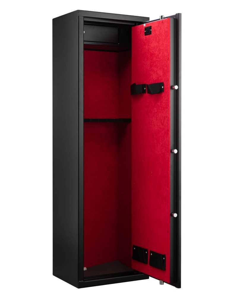 Coffre-fort 10 armes Rietti 150cm -3mm serrure à clefs - Natusport