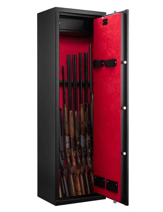 Coffre-fort 10 armes Rietti 150cm -3mm serrure à clefs - Natusport