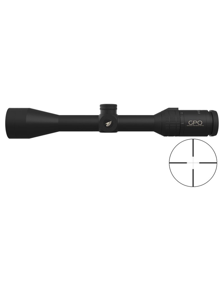 Lunette GPO PASSION 3x - 3-9x42 - Réticule Plex SFP - Natusport