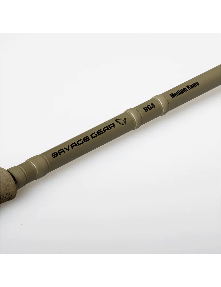 Canne SG4 medium game Savage Gear pêche carnassier - Natusport