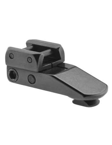 Pied avant rail 70 coudé montage pivotant EAW