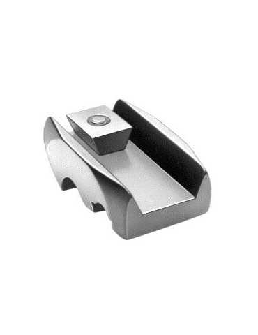 Partie supérieure pied arrière pour rail ZM coude 20 BH 5 montage pivotant EAW