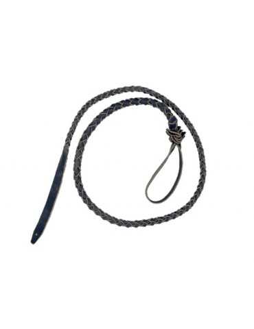 Flotte tressée en cuir avec mèche 2