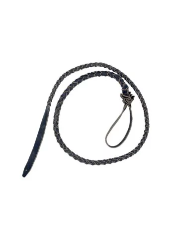 Flotte tressée en cuir avec mèche 2