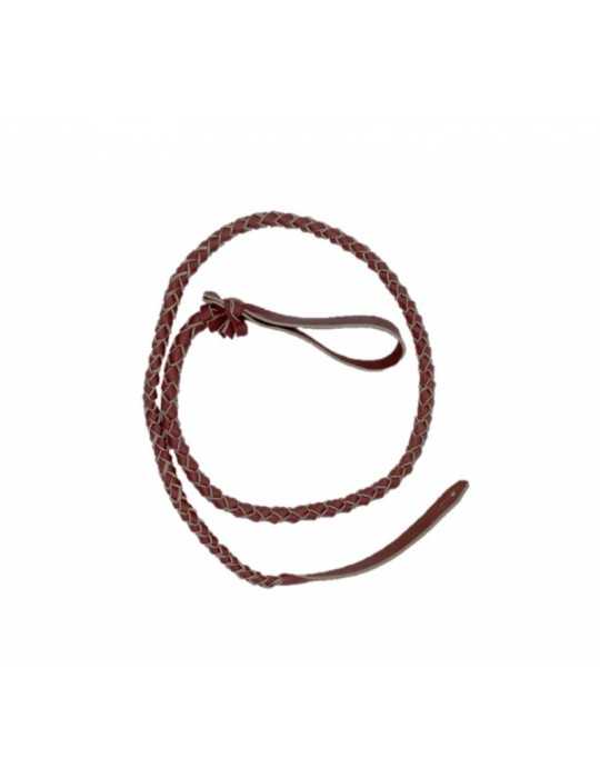 Flotte tressée en cuir avec mèche