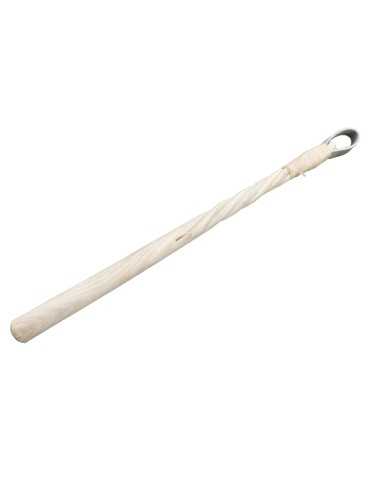 Manche de fouet torsadé en micocoulier