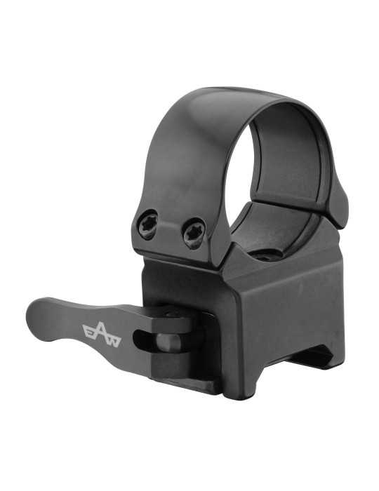 Montage basculant EAW en deux pièces avec anneau 30 mm et base hauteur 18 mm - Natusport