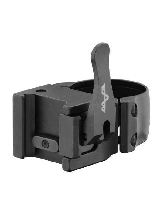 Montage basculant EAW en deux pièces avec anneau 30 mm et base hauteur 18 mm - Natusport