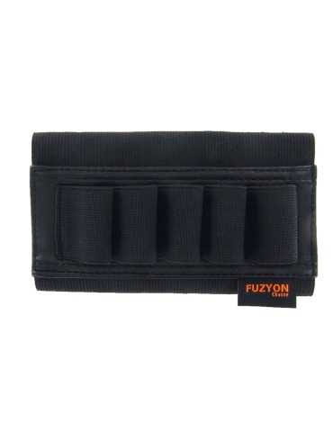Etui de crosse 5 cartouches nylon noir Fuzyon - Natusport