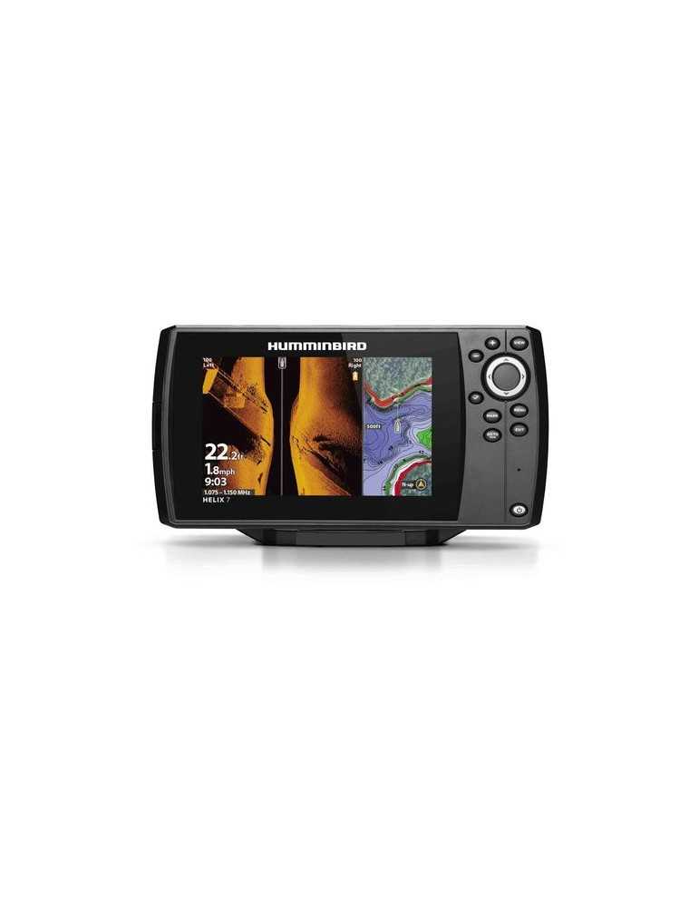 Sondeur/GPS Helix 7G4 Chirp Mega SI sonde TA Hummerbird - Natusport