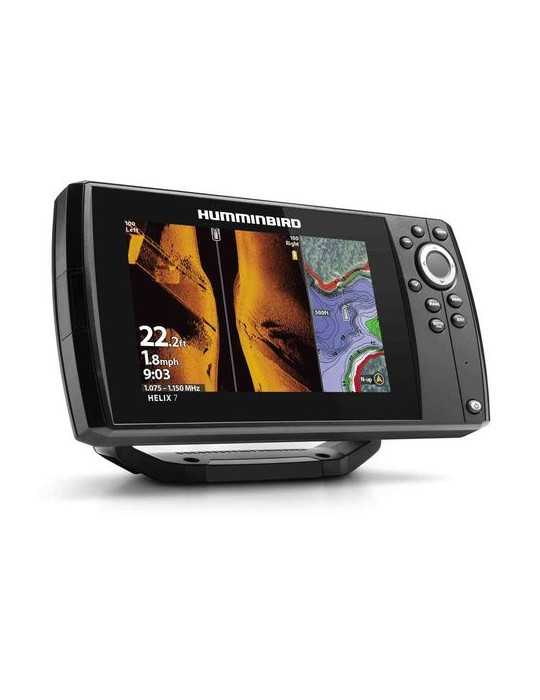 Sondeur/GPS Helix 7G4 Chirp Mega SI sonde TA Hummerbird - Natusport