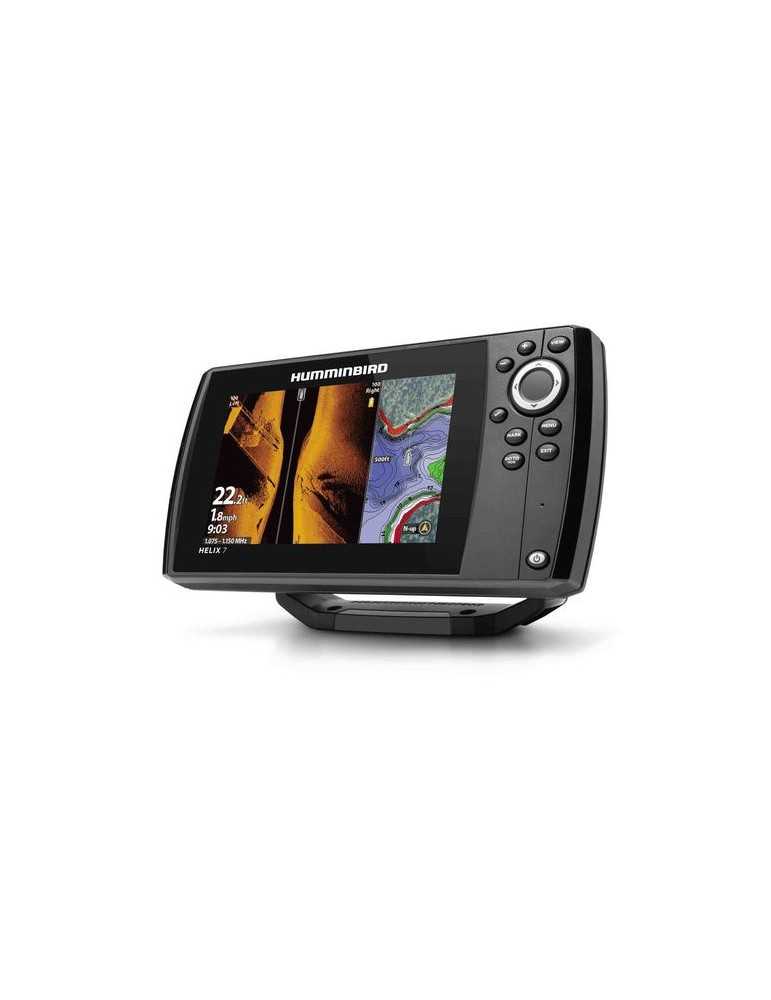 Sondeur/GPS Helix 7G4 Chirp Mega SI sonde TA Hummerbird - Natusport