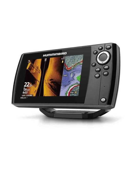 Sondeur/GPS Helix 7G4 Chirp Mega SI sonde TA Hummerbird - Natusport
