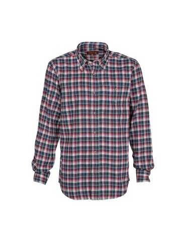Chemise Castor carreaux rouge Idaho - Natusport