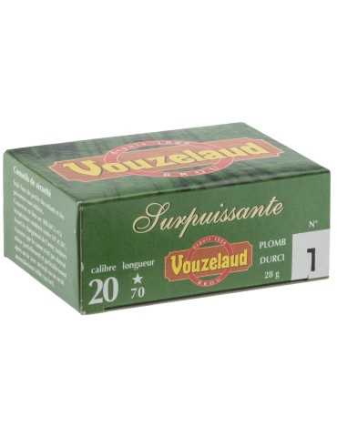 Cartouches Vouzelaud surpuissante Cal.20/70* - Natusport