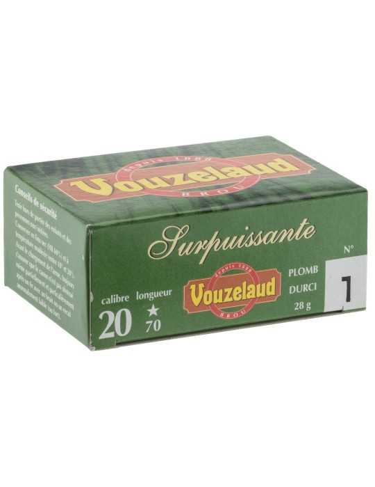 Cartouches Vouzelaud surpuissante Cal.20/70* - Natusport