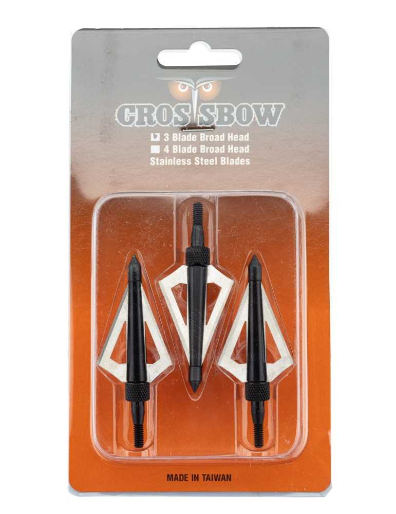 Blister de 3 pointes de chasse Shoot Again - Natusport