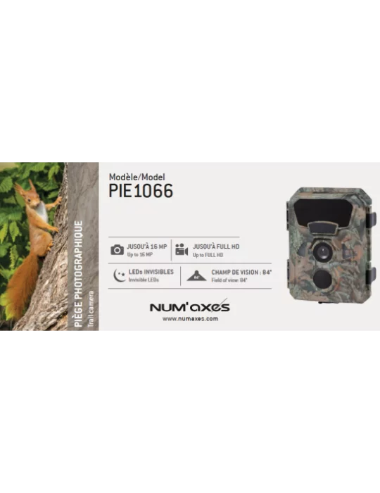 Piège photographique PIE1066 Num'axes - Natusport