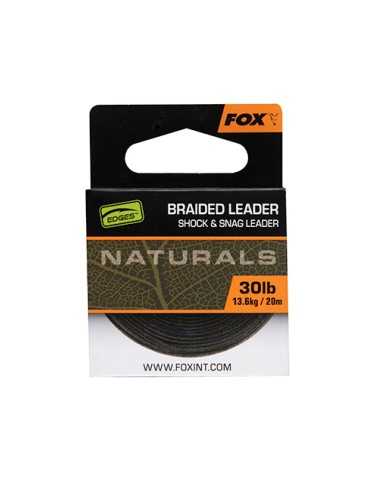 Braided leader Naturals Fox pêche carpe - Natusport