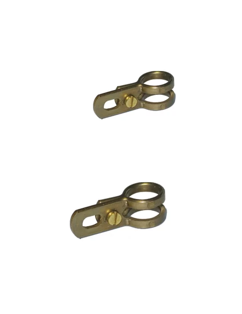 Bagues d'attache canard colvert laiton lot de 10 - Natusport