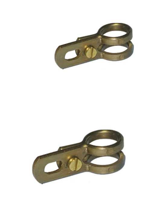 Bagues d'attache canard colvert laiton lot de 10 - Natusport