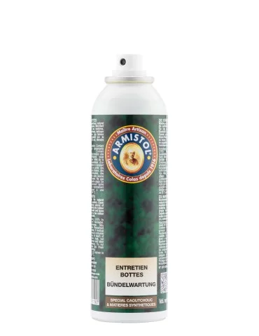 Spray Armistol entretien bottes caoutchouc & matières synthétiques - Natusport