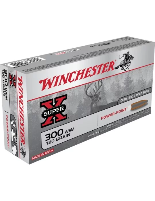 Winchester .300 WSM Power-Point 180 gr