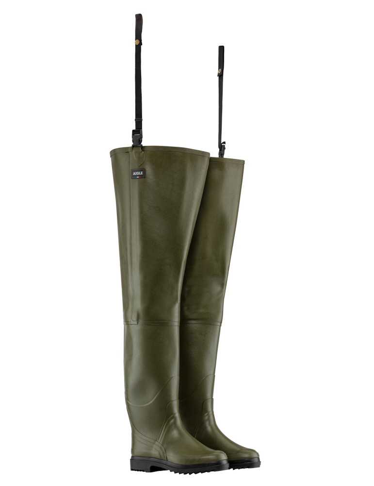 Cuissardes Aigle caoutchouc truite - Natusport