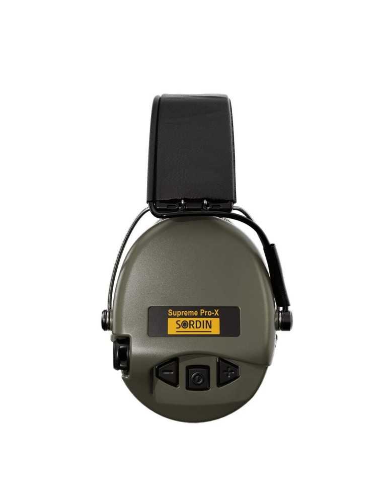 Casque Sordin Suprême Pro X vert (gel) - serre-tête - Natusport