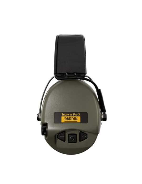 Casque Sordin Suprême Pro X vert (gel) - serre-tête - Natusport