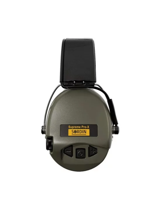 Casque Sordin Suprême Pro X vert (gel) - serre-tête - Natusport